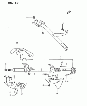 STEERING COLUMN (TYPE 1:GL, GS:N/TILT)