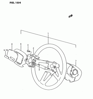 STEERING WHEEL (TYPE 1:GS, GTI)