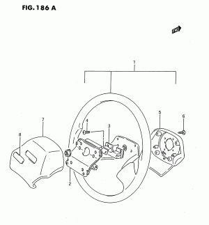 STEERING WHEEL (SEE NOTE)