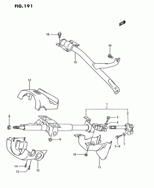 STEERING COLUMN (TYPE 1:GTI)