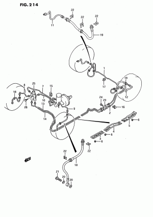 BRAKE PIPING (2WD:LHD:4DR)