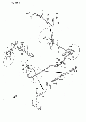 BRAKE PIPING (2WD:RHD:4DR)