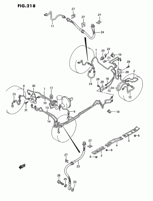 BRAKE PIPING (4WD:LHD)
