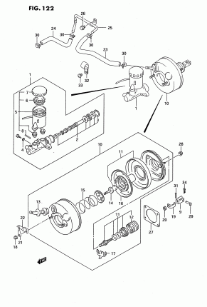 BK MASTER CYLINDER (LHD)