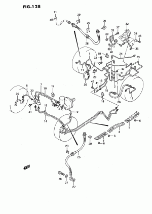 BRAKE PIPING (4WD:LHD)