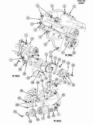 A.I.R. PUMP & RELATED PARTS (LT9/350M)