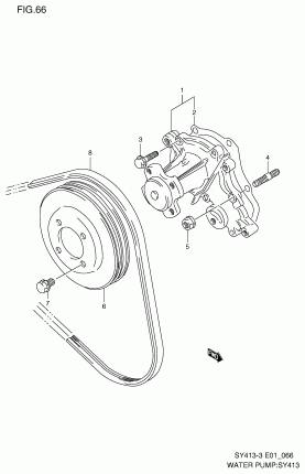 WATER PUMP (SY413)