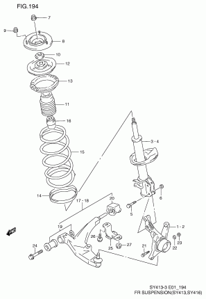 FR SUSPENSION (SY413, SY416)
