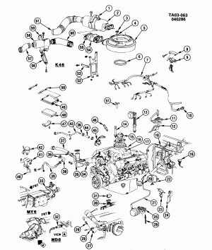 EMISSION CONTROLS-V8 (LH6/6.2C) DIESEL