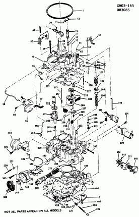 CARBURETOR/QUADRAJET (E4MED)(LB1/4.3N,LF3/350L,LS9/350L)