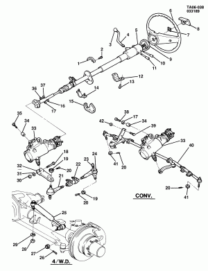 STEERING SYSTEM & RELATED PARTS