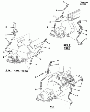 AUTOMATIC TRANSMISSION VACUUM PIPE & FLUID LEVEL TUBE