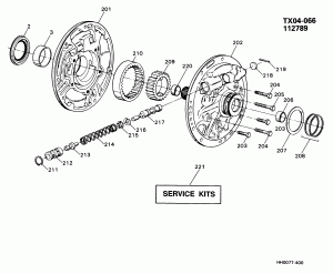 AUTOMATIC TRANSMISSION (M40) PART 5 (HYDRA-MATIC 3L80)(THM400) OIL PUMP