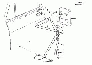 MIRROR/OUTSIDE REAR VIEW (CAMPER DF1/DF2)