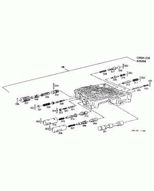 AUTOMATIC TRANSMISSION (MV9) THM200C CONTROL VALVE