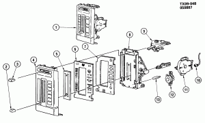 A/C & HEATER CONTROL ASM
