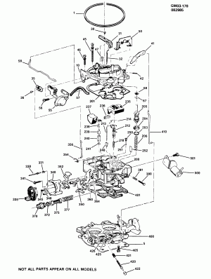 CARBURETOR/QUADRAJET (M4MEF) (LT9/350M, LE8/454W)(W/FED NA2)