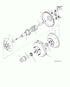 BRAKE BOOSTER/VACUUM (SINGLE DIAPHRAGM)(MORAINE)