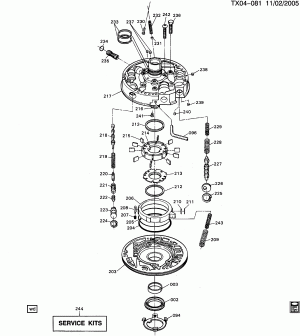 AUTOMATIC TRANSMISSION (MD8) PART 5 (HYDRA-MATIC 4L60)(THM700-R4) OIL PUMP