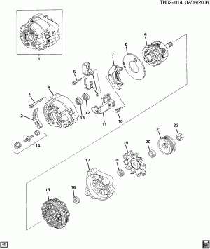 GENERATOR ASM (L49/6.5P,L57/6.5Y, C69)