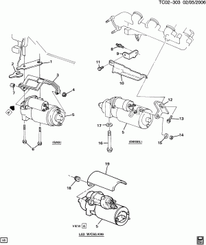 STARTER MOTOR MOUNTING