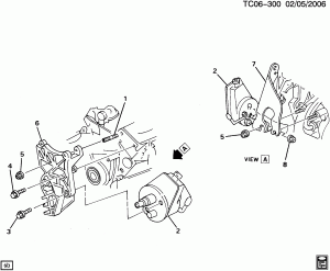 STEERING PUMP MOUNTING (LB4/4.3Z,L03/5.0H,L05/5.7K)