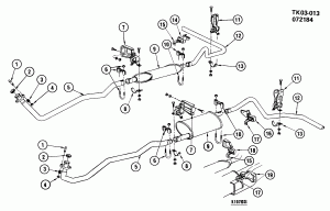 EXHAUST SYSTEM-V8 (LH6/6.2C,LL4/6.2J) DIESEL