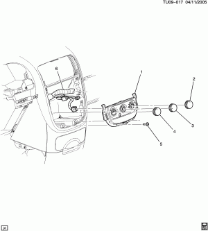 A/C & HEATER CONTROL ASM (CHEVROLET X88)