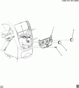 A/C & HEATER CONTROL ASM (BUICK W49)