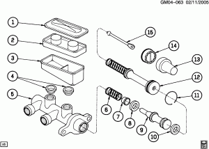 BRAKE MASTER CYLINDER DELCO