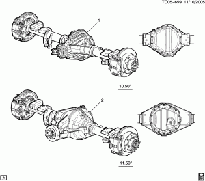 AXLE ASM/REAR-COMPLETE
