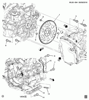 ENGINE TO TRANSMISSION MOUNTING (LEA/2.4K, AUTOMATIC MH7)