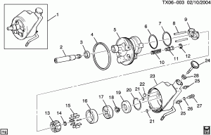STEERING PUMP ASM (LF6/4.3X,L35/4.3W)