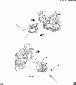 A/C COMPRESSOR MOUNTING (LZ9/3.9-1)