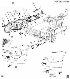 LAMPS/FRONT (G.M.C. Z88, H.I.D. HEADLAMP TVD)