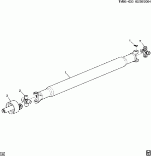 PROP SHAFT (ONE PIECE)