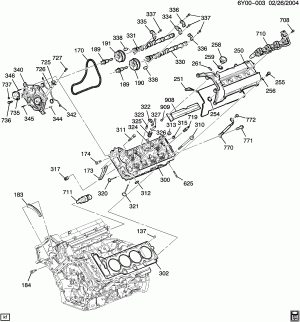 ENGINE ASM-4.6L V8 PART 2 CYLINDER HEAD & RELATED PARTS (LH2/4.6A)