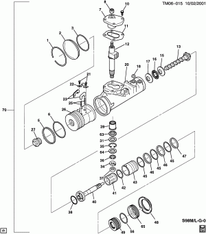 STEERING GEAR ASM/POWER
