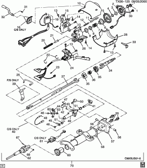 STEERING COLUMN (TILT)