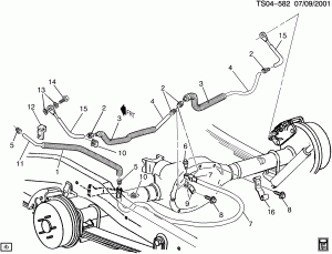 BRAKE LINES/REAR (L35/4.3W)