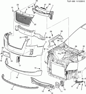 BUMPER/FRONT (DENALI V9V)