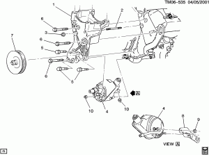 STEERING PUMP MOUNTING (L35/4.3W)