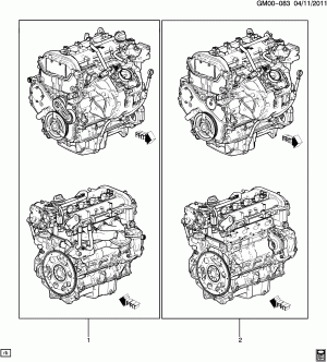 ENGINE ASM & PARTIAL ENGINE (LEA/2.4K EMISSIONS NT7/NU5)