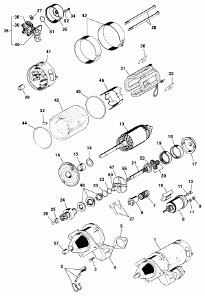 Starter & components - Lucas