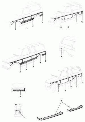 Faixas adesivas - Bonanza / Veraneio