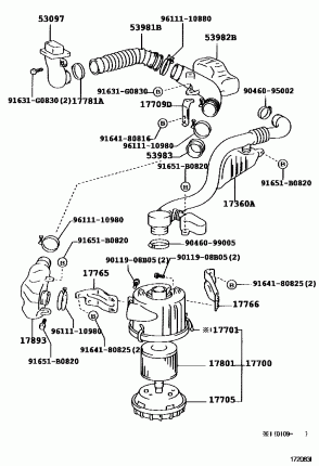 ОЧИСТКА ВОЗДУХА (КОРПУС ВОЗДУШНОГО ФИЛЬТРА ПАТРУБКИ)
