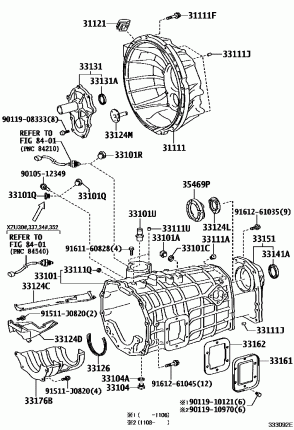 КОРПУС СЦЕПЛЕНИЯ И КОРПУС КОРОБКИ ПЕРЕДАЧ (МКПП)