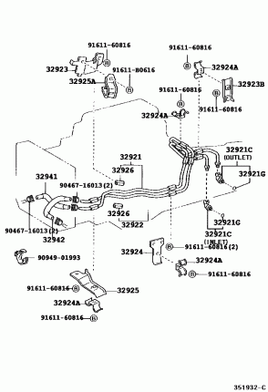 ТРУБКИ МАСЛЯНОГО РАДИАТОРА (АКПП)