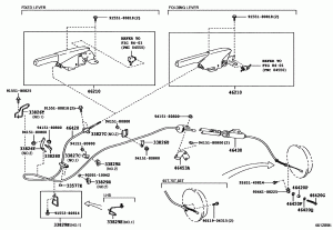СТОЯНОЧНЫЙ ТОРМОЗ КОЛОДКИ ТРОСА. (РУЧНИК)