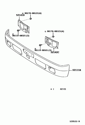 ПЕРЕДНИЙ БАМПЕР И ДЕТАЛИ